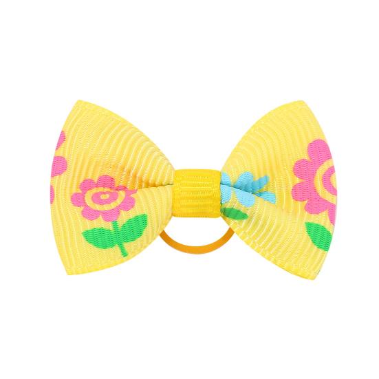 Pet Small Hair Bows with Rubber Bands Handmade Hair Bowknot Pet Accessories for Dog Puppy And Cat Grooming Supplies