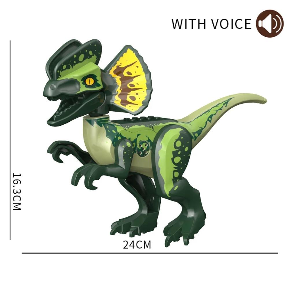 Raptor Brutal Building Jurassic Blocks World 2 MINI Figuras de Dinossauro Peças Blocos Dino Brinquedos Para Crianças Dinossauros Natal