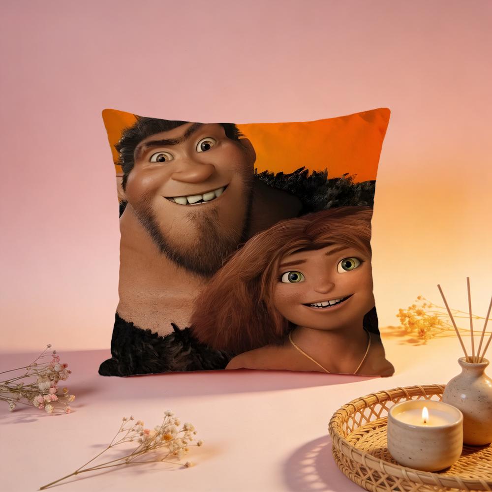 Trendy TThe Croodsow Cushion Cover Comfortable Durable Pillow Cover MultiScene for Home Office Car Sofa