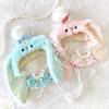 Fluffy Rabbit Kigurumi Cap for Plush Toys (10cm), Pink [Used]