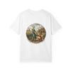 Vintage Farm Scene T-shirt | Pastoral Woman and Child Graphic 2