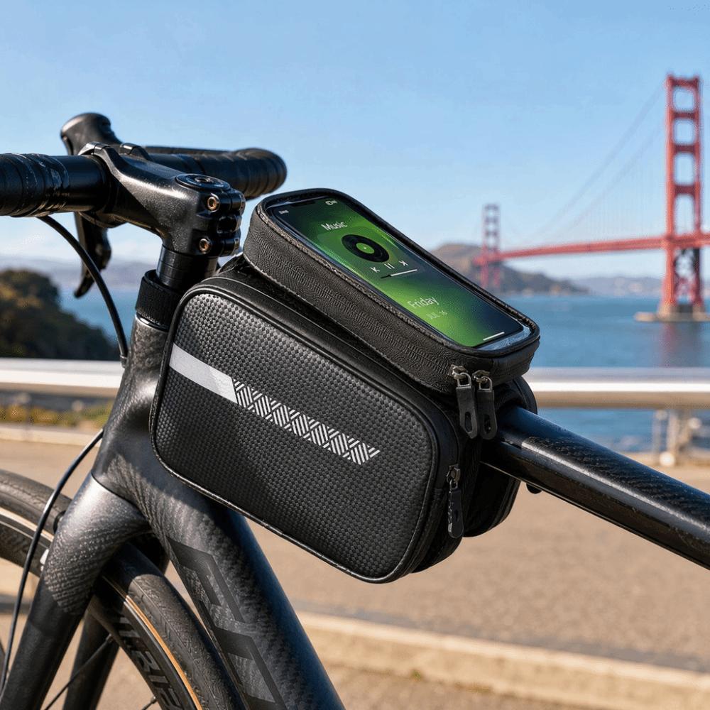 Multifunction Cycling Phone Front Frame Bag Waterproof Cycling Top Tube Bag  Road Bike Cycling