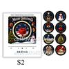 2026 Christmas Music Box Refrigerator Magnet Ambient Night Light Acrylic Music Player With 9 Replaceable Discs Fridge Ornament
