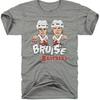 Detroit Red Wing Bruise Brothers Men T-shirt Sport Grey All Sizes JJ3834