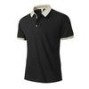Nyári POLO ing férfiaknak, Laza jégselyem rövid ujjú pulóver póló, Slim fit, Nyári üzleti stílus, Alkalmi félujjas POLO ing férfiaknak