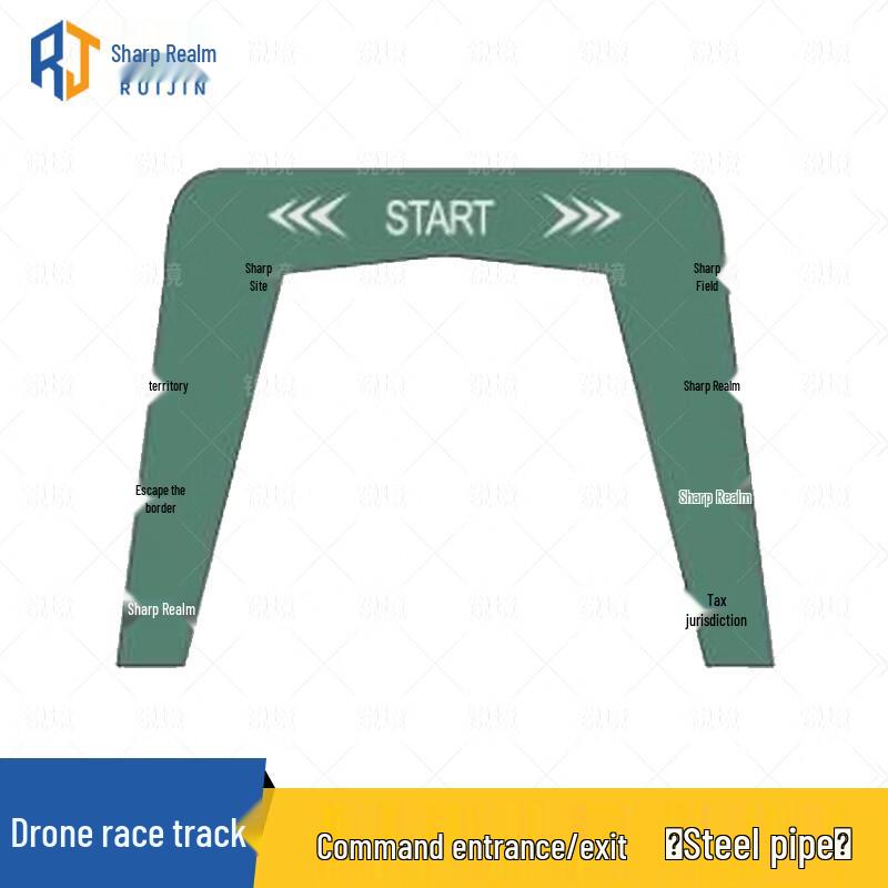Modular Steel Pipe Drone Racing Obstacles