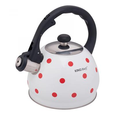 Enamelled Kettle with Polka Dots KINGHOFF 2.0L KH-1736