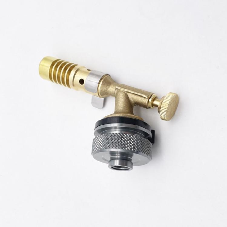 Flat to Cartridge Gas Cylinders Converter Light Weight Aluminum Camping Adapter Conversion Head Easy to Install