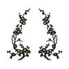 Hot Melt Adhesive Cherry Blossom Iron On Patches DIY Branch Embroidery Applique  Clothing Repair