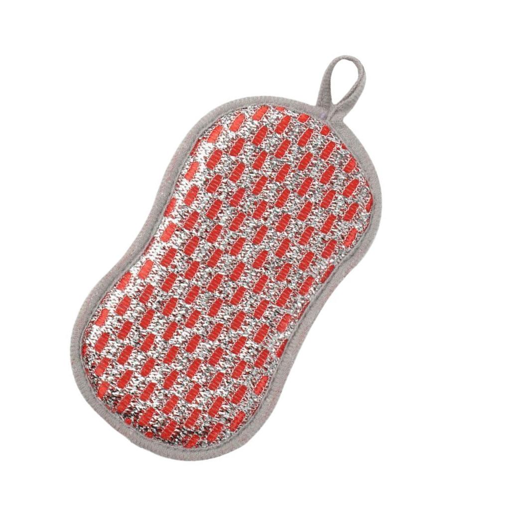 Doppelseitiger Scheuerschwamm Mehrzweck Nicht beschädigend für Zuhause Küche Wiederverwendbar Geschirrspülen