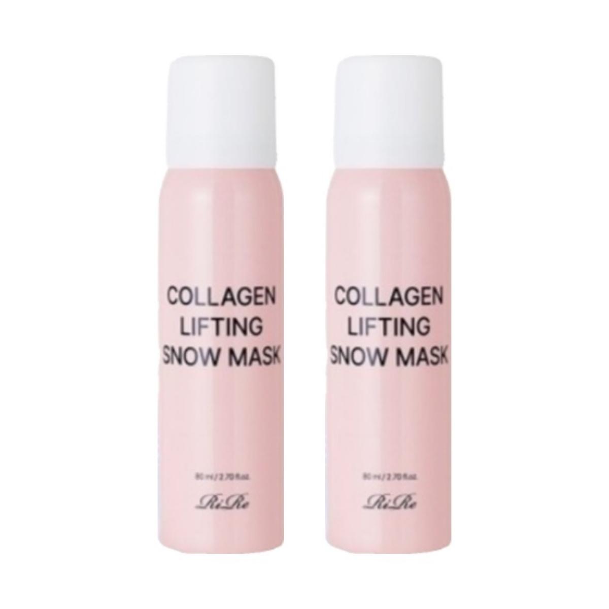 

RiRe Collagen Lifting Snow Mask Oxygen Bubble & Firming Treatment, 80ml (Pack of 2)