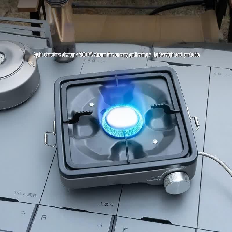 Infrared Windproof Pressure-Stabilized Camping Gas Stove