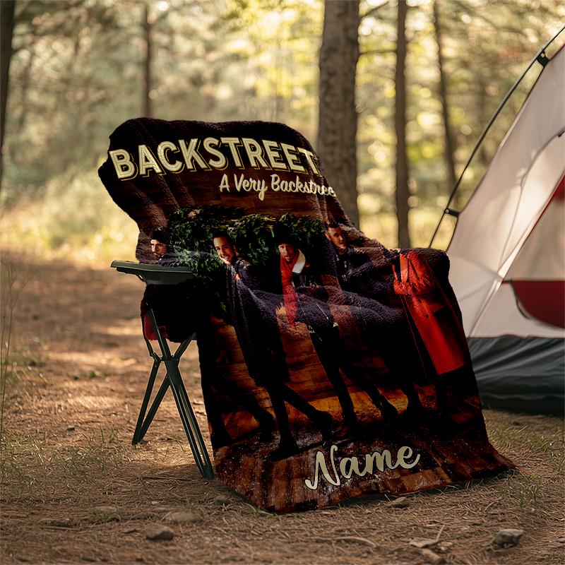 Personalized Custom Name Blanket - Backstreet Boys Print Design,Blanket for Sofa,Bed,Travel,Camping - Soft and Warm, Great Gift