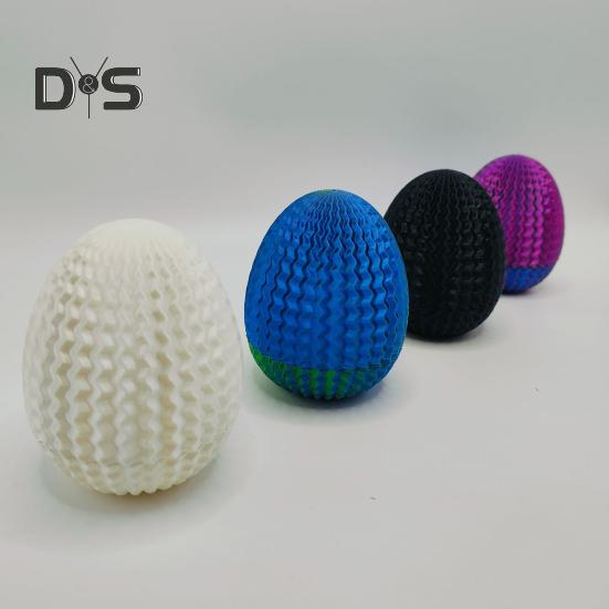 3D Printed Maze Egg Puzzle Box Brain Teaser Maze Egg Storage Box Dragon Egg Fidget Toy for Kids Adults Home Office Desk