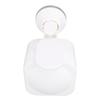 Dispenser Sapone Liquido con Ventosa Senza Foratura Portata 3KG Montaggio a Parete in Plastica Flacone a Pressione per Lavandini di Bagno e Cucina