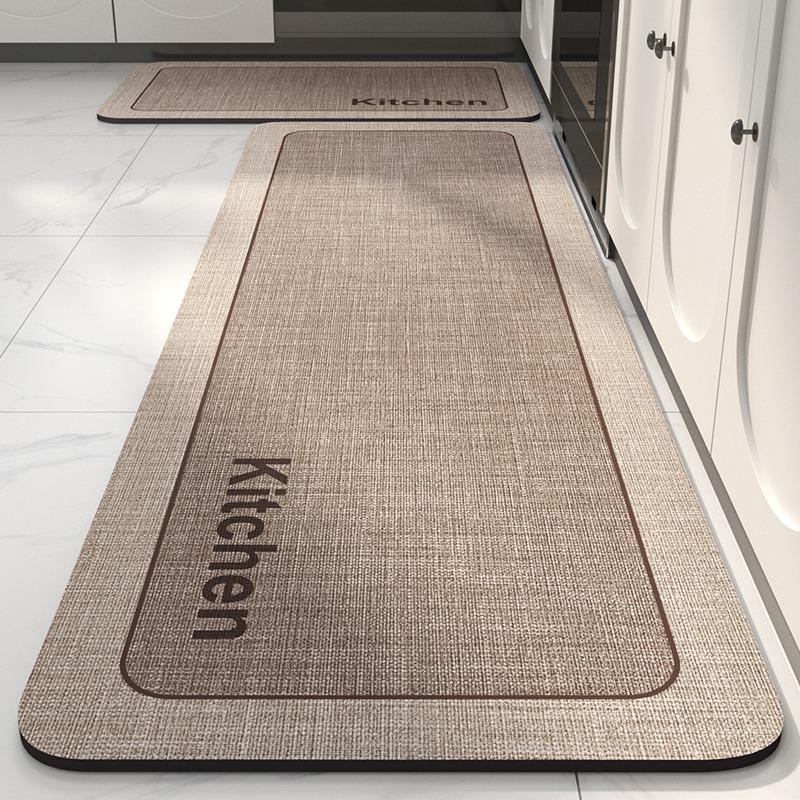 Kitchen Floor Mat Non-slip Carpet Washable Soft Diatom Mud Absorbent Foot Mats Home Decoration Area Rug Alfombra De Cocina