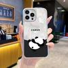 Selection of matte AG glass mobile phone case Apple 16promax cute panda iphone17 personalized hard case