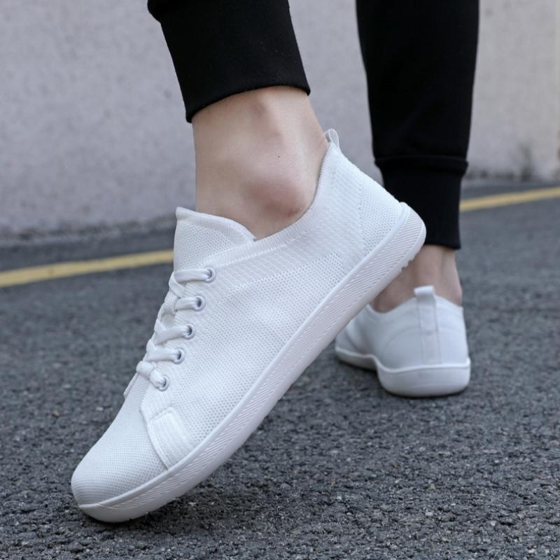 Wide Toe Shoes, Flying Woven Breathable Sports Shoes, Couple Shoes, Hiking Casual Loose Men's and Women's Shoes