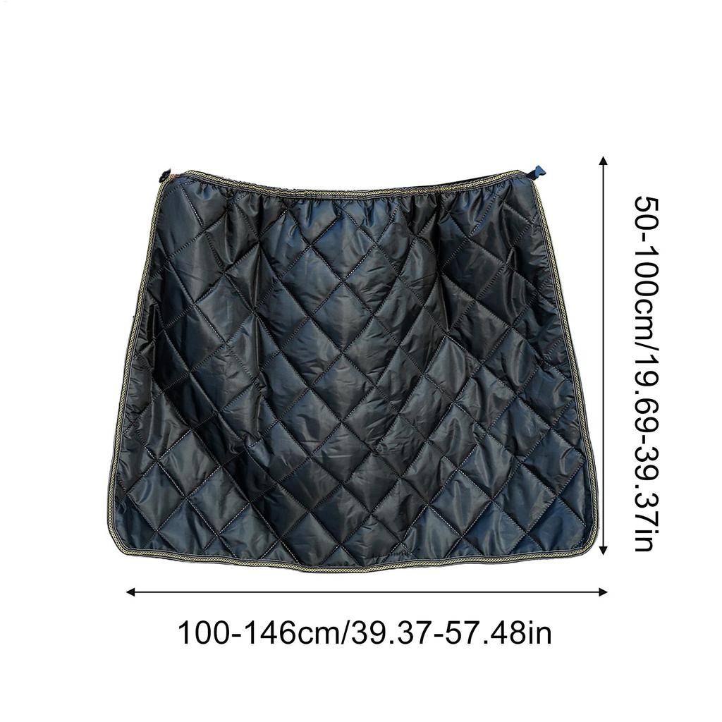 Winter Windproof Waterproof Scooter Leg Cover Motorcycle Lap Blanket Warmer Apron for City Commuting Biking Riding Travel Outdoor