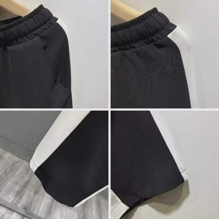 2023 Men's Straight-Leg Sweatpants with Side Stripes - Spring/Autumn Casual Sports Trousers