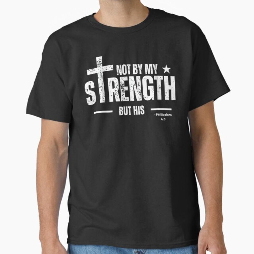 Моя Сила Христианская Мужская Библейская Спортивная Тренировка Тяжелая Атлетика Футболка Унисекс Футболка M
