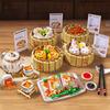 Creative LOZ Hot Pot Building Block Sets Sichuan Style City IDEAS Delicious Food Bricks China Pot DIY Educational Toys for Kids