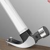 Claw Hammer, Hammer Head, Nail Hammer, Nail Puller, Nail Hammer, Recoil-Reducing Hammer, Stylish DIY Tool, Hammer (Round, 36cm)