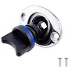 Boat Drain Plug Universal 25mm 1" Spare Part Hull Drain Plug Hole Socket Drainage Blue
