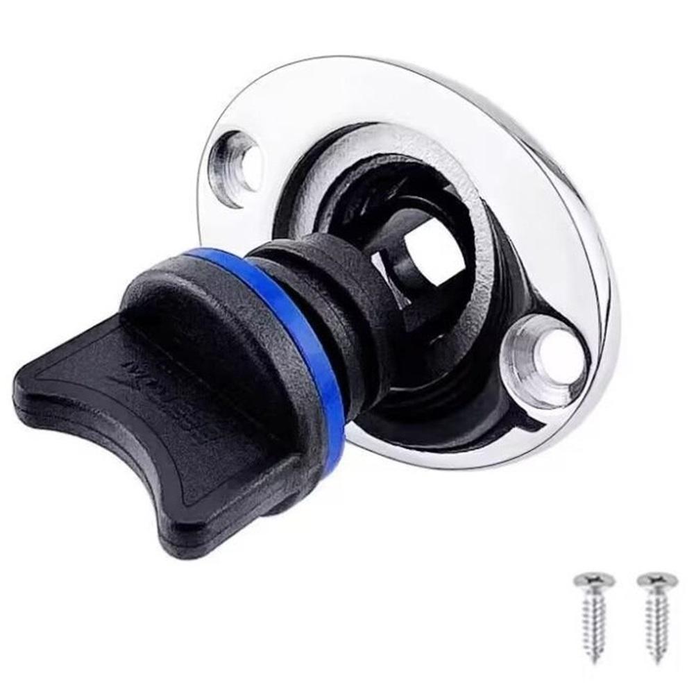 Boat Drain Plug Universal 25mm 1" Spare Part Hull Drain Plug Hole Socket Drainage Blue