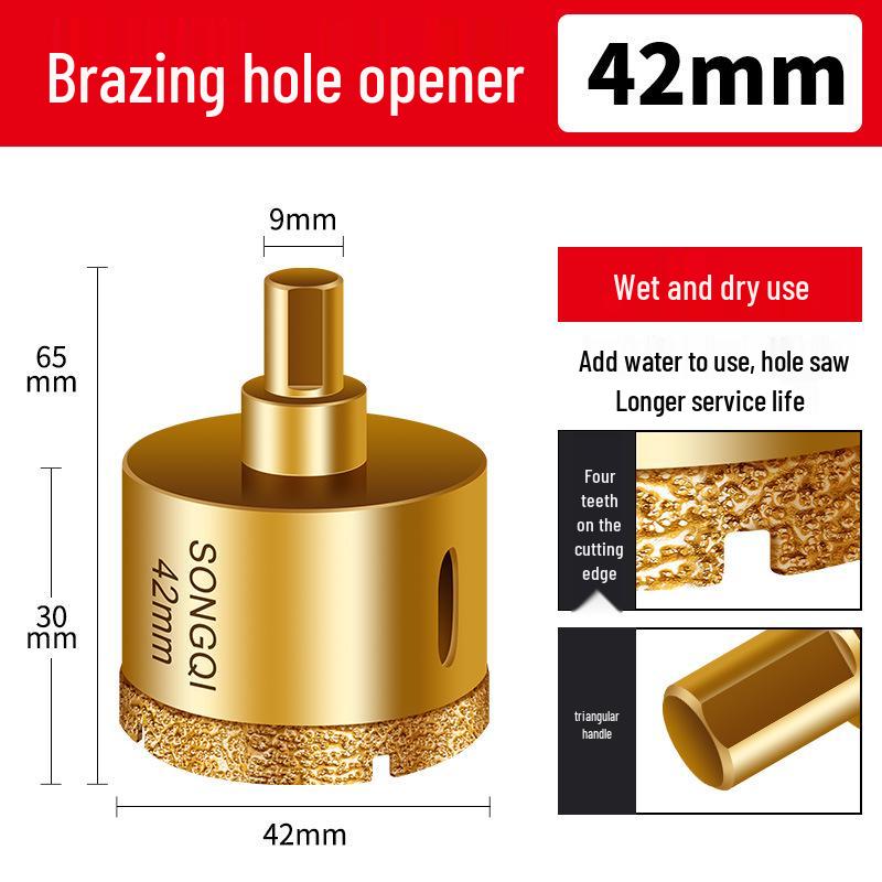 Diamond Tile Drilling Bit for Glass, Marble & Porcelain