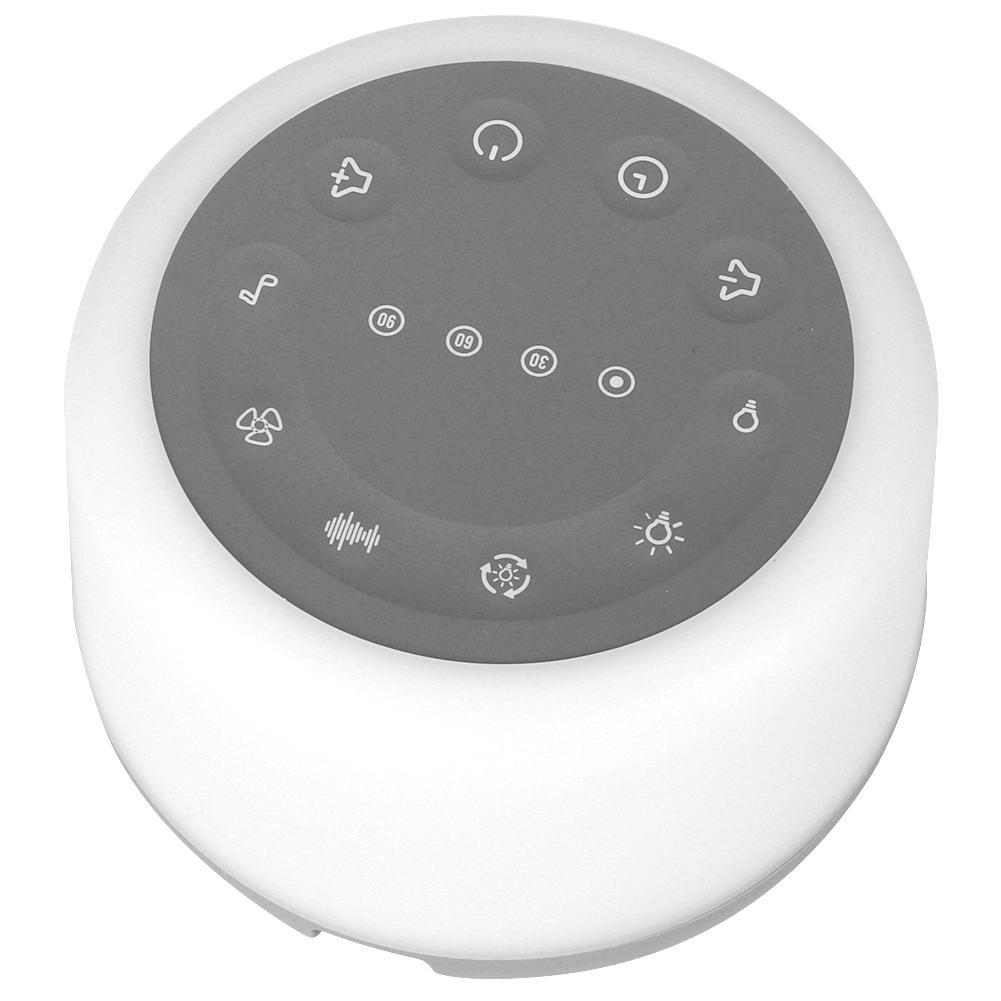 Aparat portabil de zgomot sonor pentru somn cu 7 lumini de noapte colorate pentru relaxare în somn