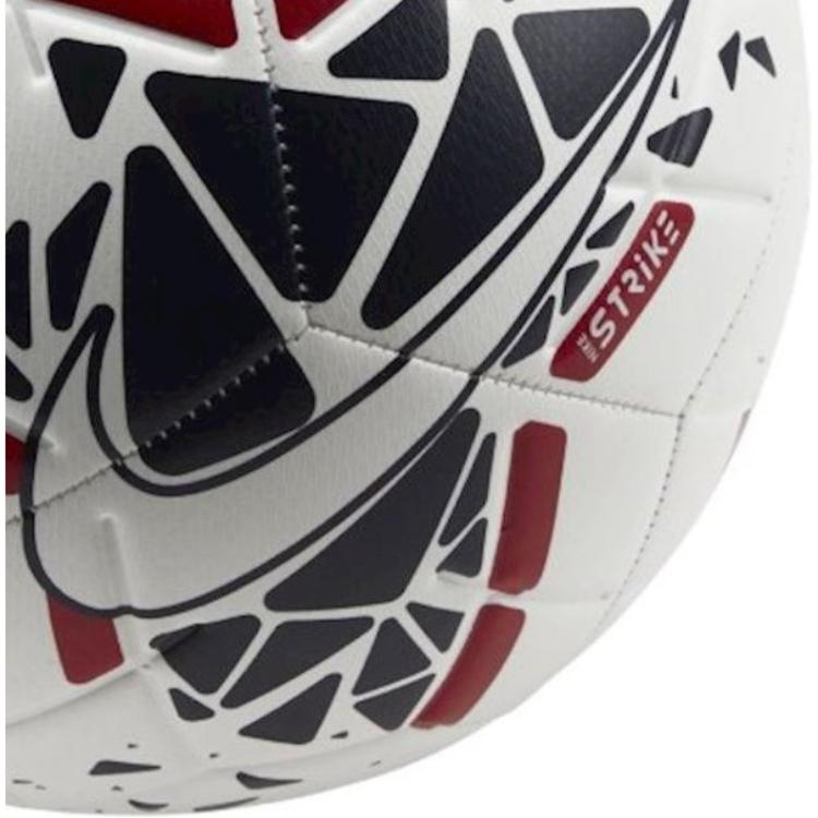 Nike Size 5 Soccer Ball Pu Machine Stitched Soccer Ball Unisex Black White Red SC3994-100