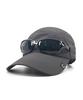 Chaebteoeis Oversized Windhold Camp Cap Black 62Cm Size