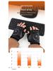 Guanti da Ciclismo Ricaricabili Riscaldati a Mezza Dita per Clima Freddo - Unisex Autunno/Inverno