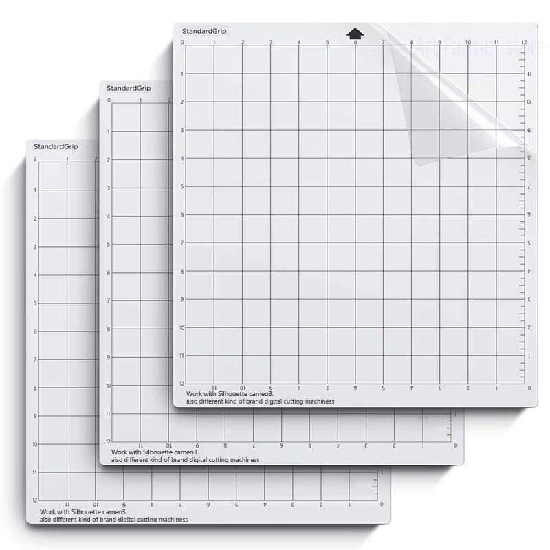 1/3/5Pcs StandardGrip Cutting Mat for Silhouette Cameo 4/3/2/1(Sizes: 12inX12in)