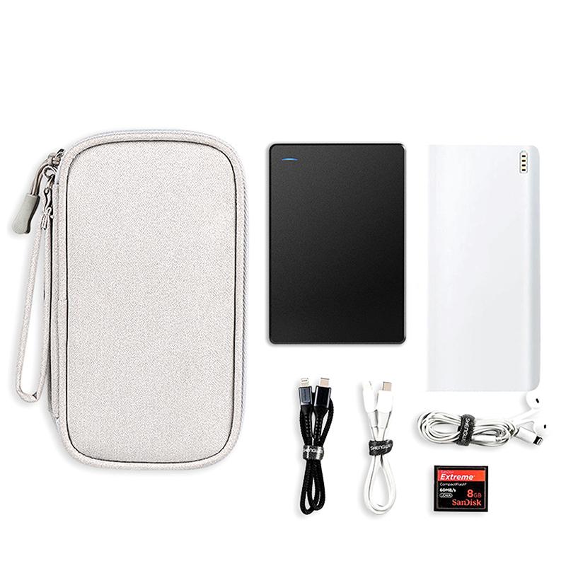 Travel Portable Digital Product Storage Bag Multi-Grids Usb Data Cable Organizer Office Headset Charging Treasure Box Bag