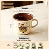 Retro Ceramic Cartoon Milk Cup - Family & Kids Breakfast Mug