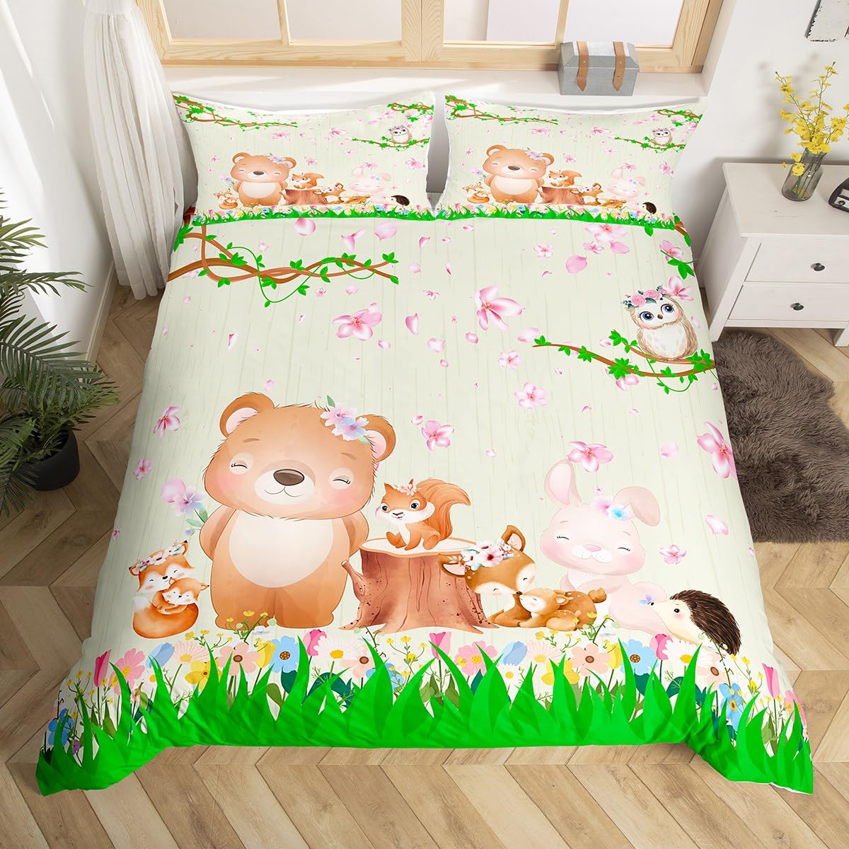 Милый пододеяльник с изображением белки — фото 16