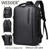 WEIXIER Multifunctional Travel Backpack Large Capacity Expandable Water-Resistant with Laptop Compartment Anti-Theft USB Chargin