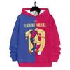 Children's 3D Printed Lamine Yamal Pattern Hoodie, Suitable for Play, School, and Casual Wear in Spring and Autumn Seasons