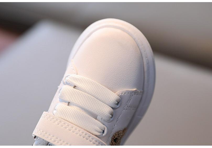New Infant & Toddler White Soft Sole Shoes - Boys & Girls Casual Spring Sneakers