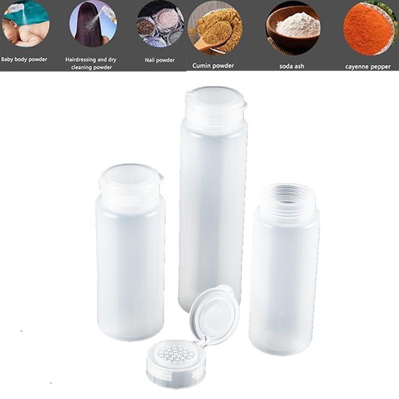350/460/700Ml Flip Cover Talcum Powder Bottle Refillable Cosmetic Powder Dispenser Plastic Powder Container Empty Pots Bottles