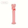 Durable Latex Squeaky Dog Toy - Cartoon Design, Easy Clean Dog Toys for Aggressive Chewers