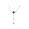 Necklace Shining Star Series, Simple, Light, Luxurious, High-end and Gentle, Silver Jewelry for Couples, 925 Silver Gift Box Style LR50104