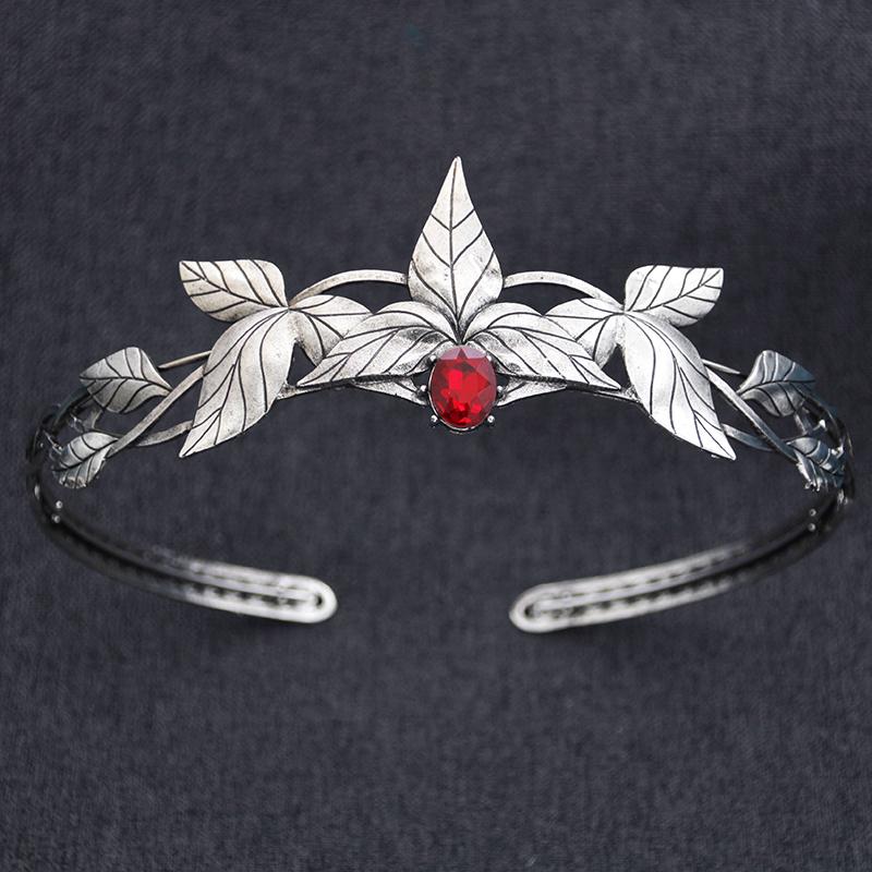 Vintage Baroque Green Crystal Tiaras Crown Princess Queen Diadems Wedding Bridal Hair Accessories Party Prom Hair Jewelry