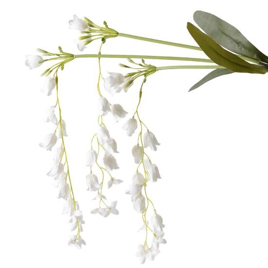 42,5" Langer Maiglöckchen-Stiel Künstliche Hängende Maiglöckchen-Blumen-Girlande für Hohe Vase Hochzeitsveranstaltung Veranda Gartenraum Hintergrunddekoration