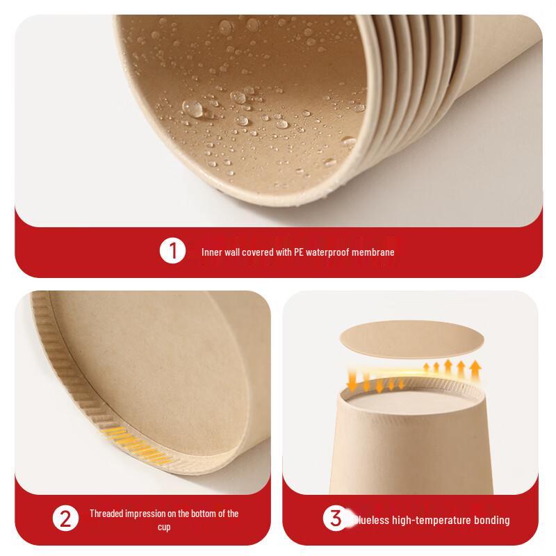 Meiliya Thickened Disposable Paper Cups