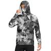Men's Shirt With Mask Lightweight Long Sleeve Hooded Hiking Fishing Performance