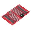 RAM Memory Tester Card DDR4 DDR5 2 in 1 Slot Diagnostic Analyzer for Laptop with LED Light Red