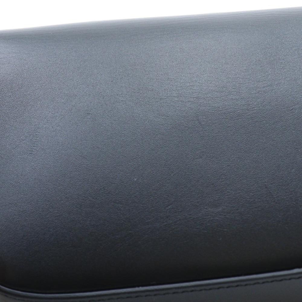 GUCCI Petit GG Shoulder Bag 739722 Double G 2WAY black leather Women Used